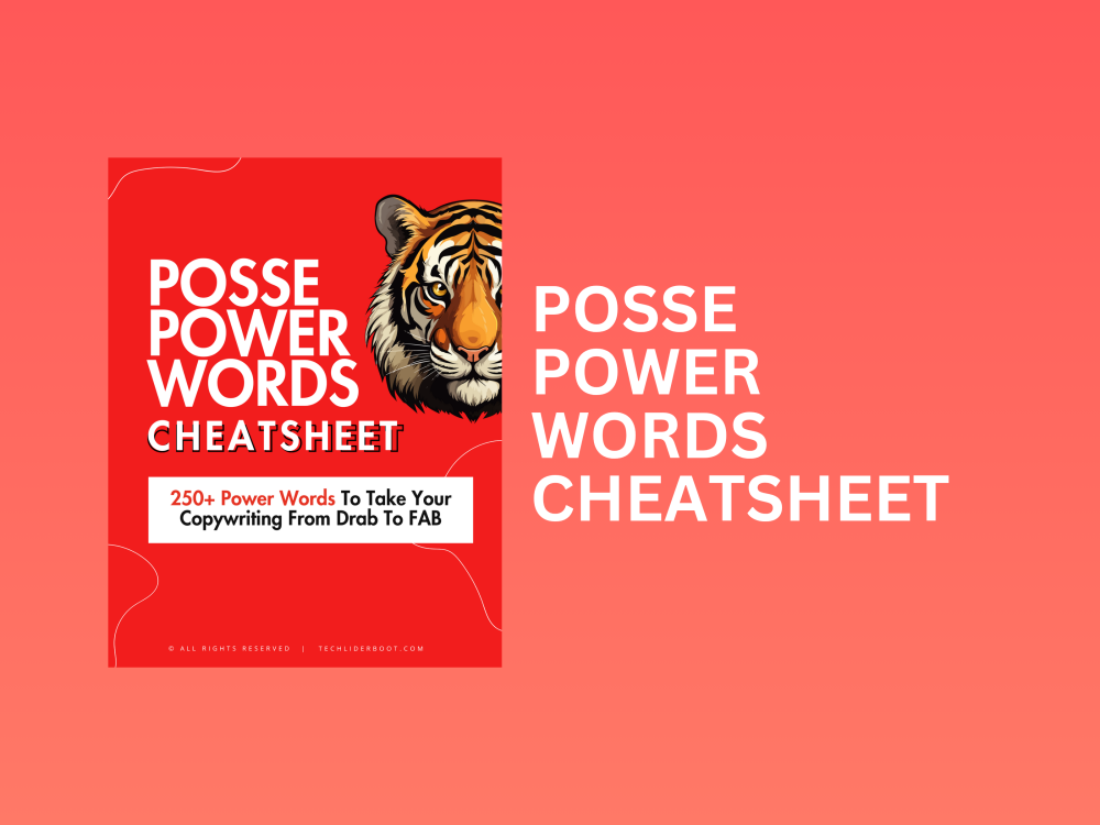 Posse Power Words Cheatsheet