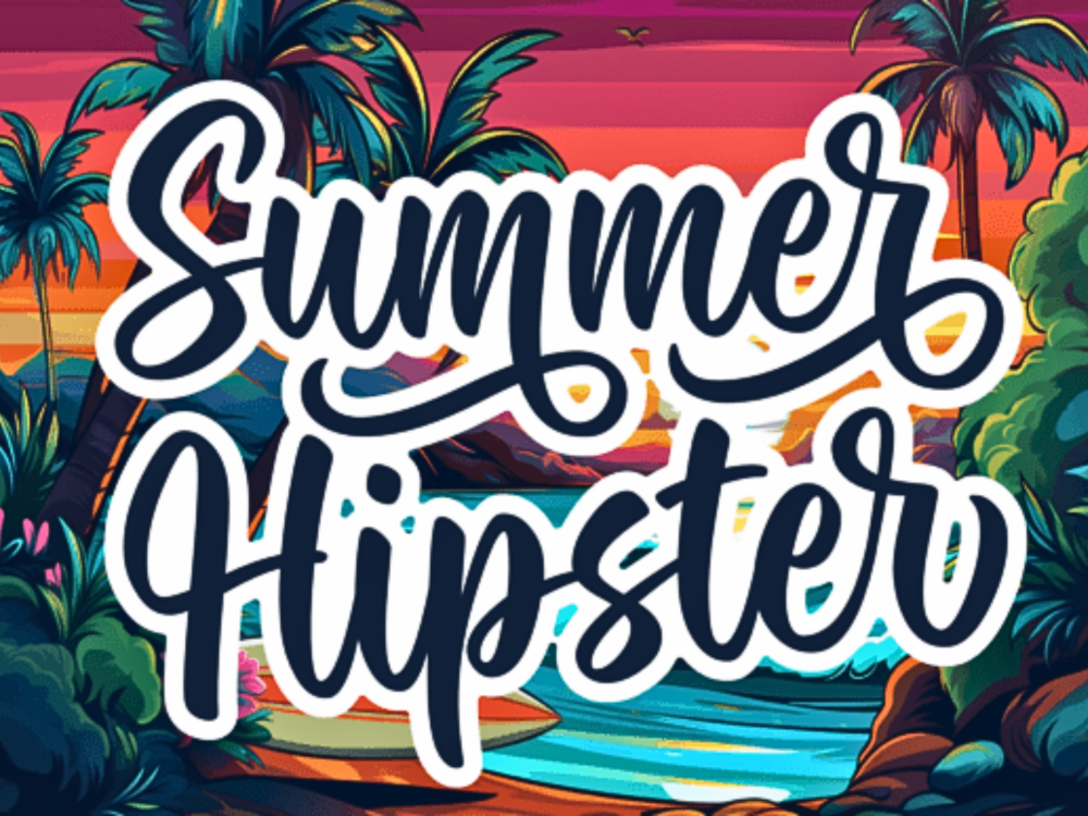 Summer Hipster Font