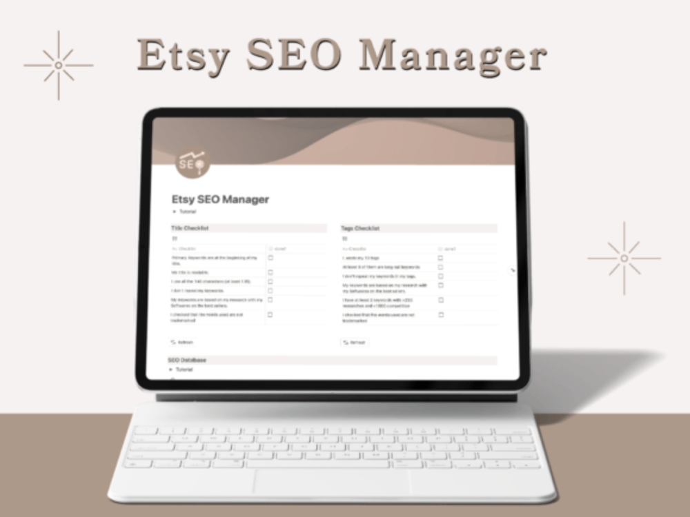 Etsy SEO Manager
