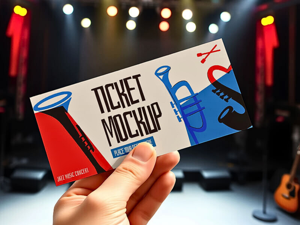 Concert Ticket Mockup