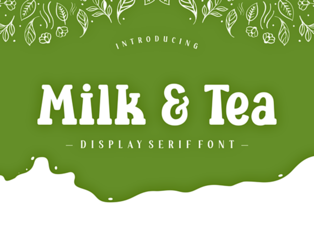 Milk & Tea Font