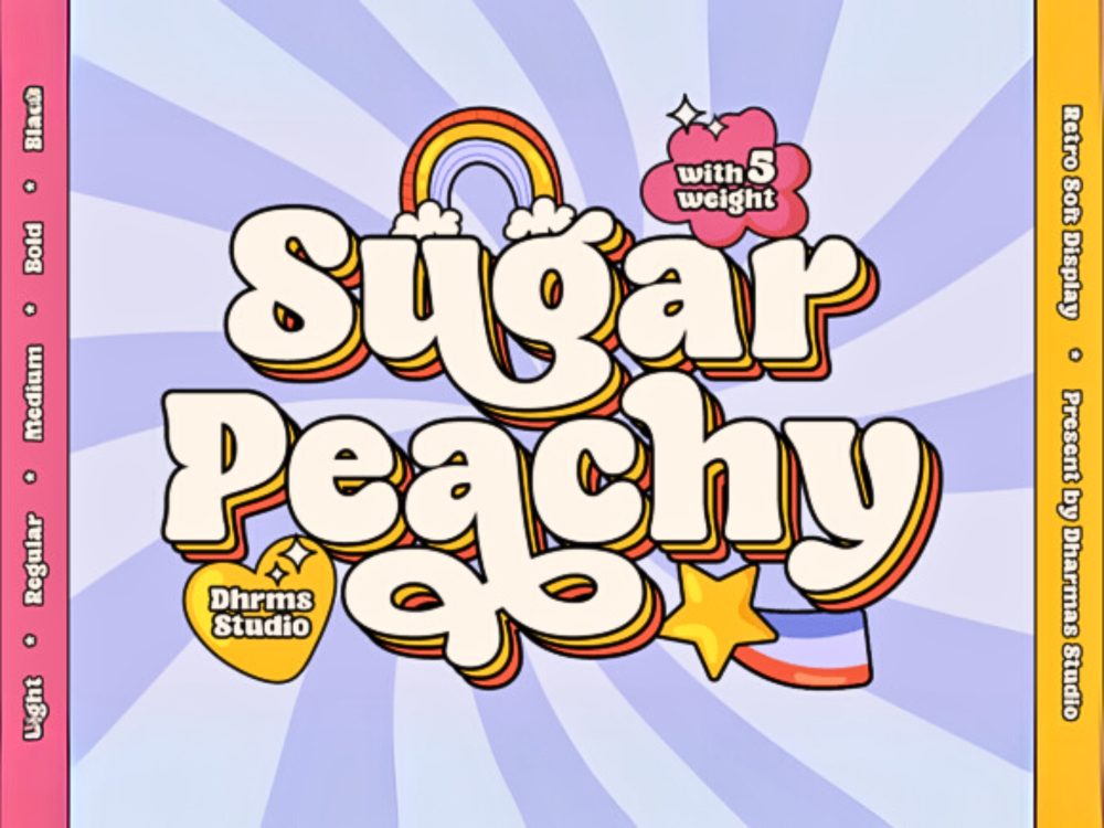 Sugar Peachy Font