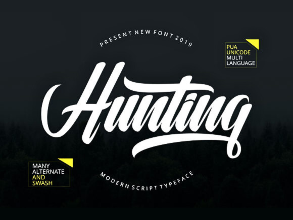 Hunting Font
