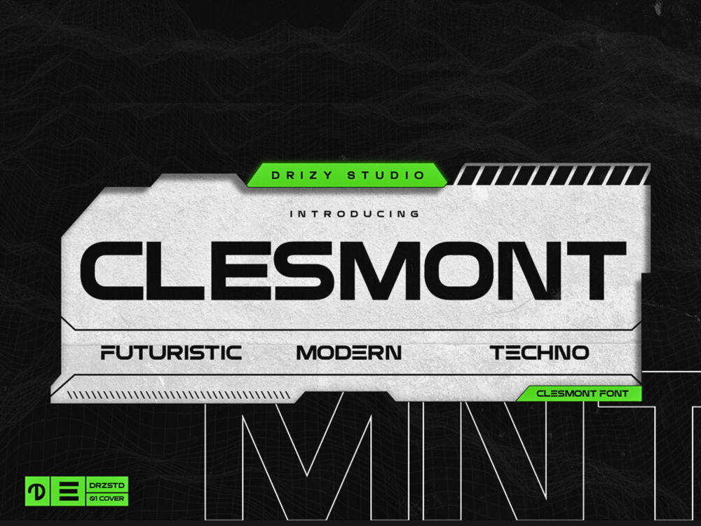 Clesmont – Modern Futuristic Font