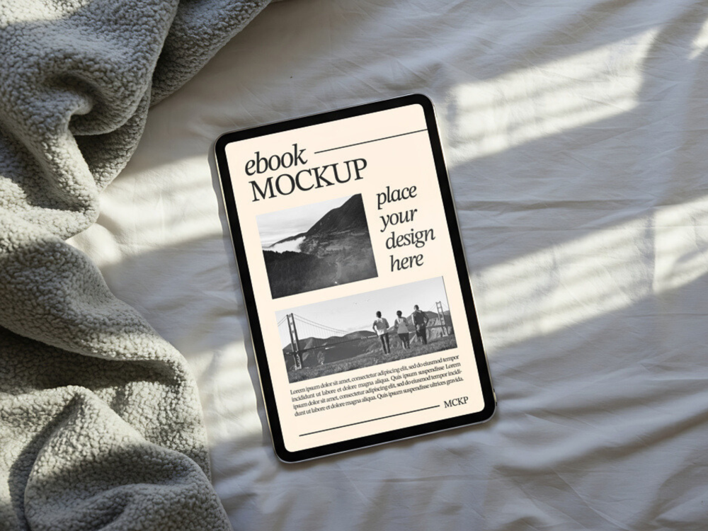 Tablet (ebook) Mockup