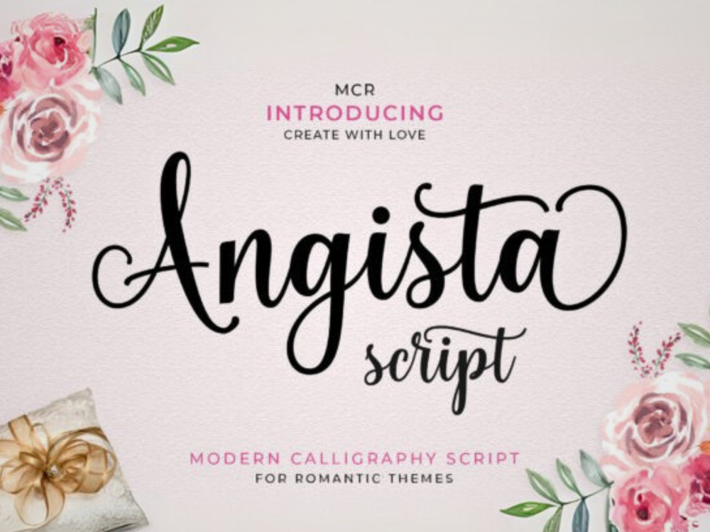 Angista Script Font