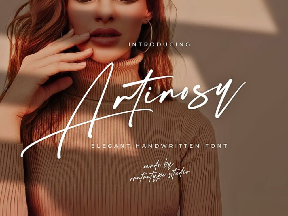 Artinosy a Elegant Handwritten Font